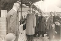 1955 Stone Laying in the building of The Hall